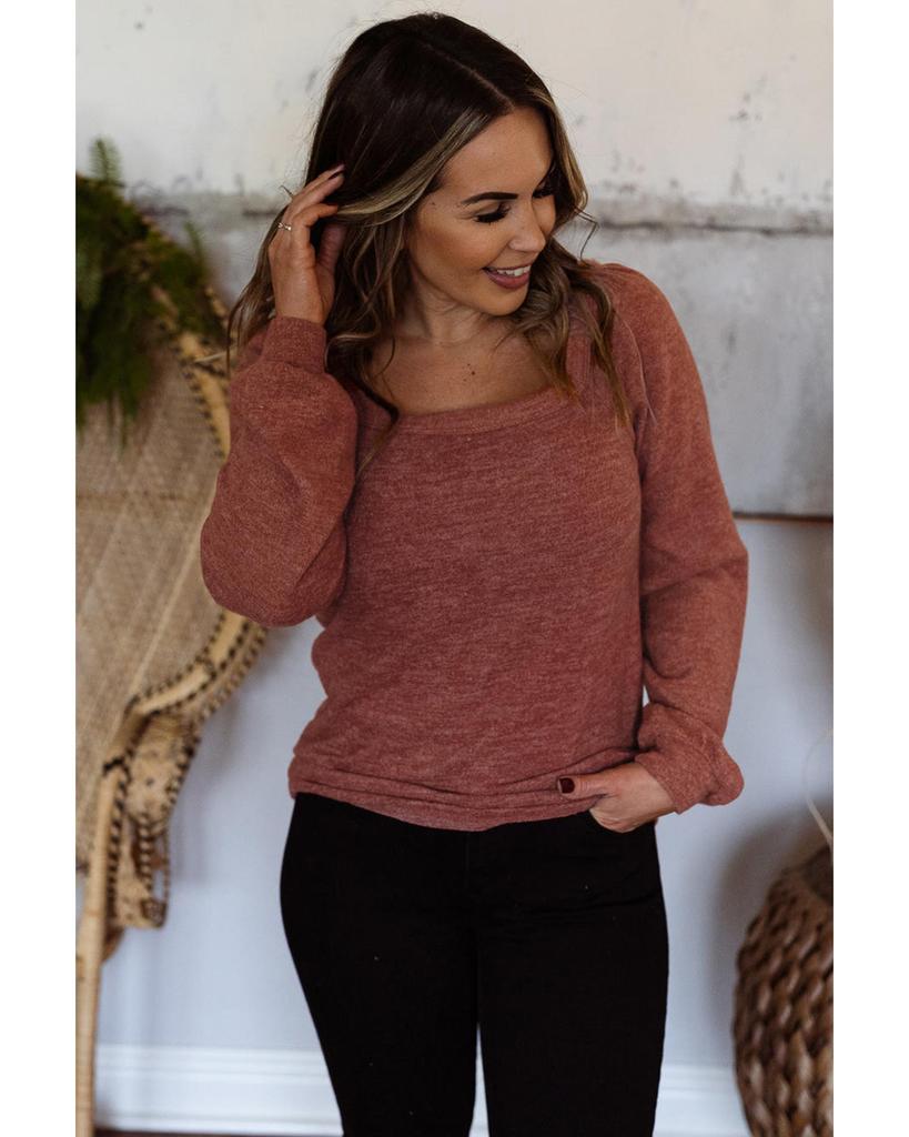 Azura Exchange Трикотажный топ размера плюс с квадратным вырезом Gold Flame