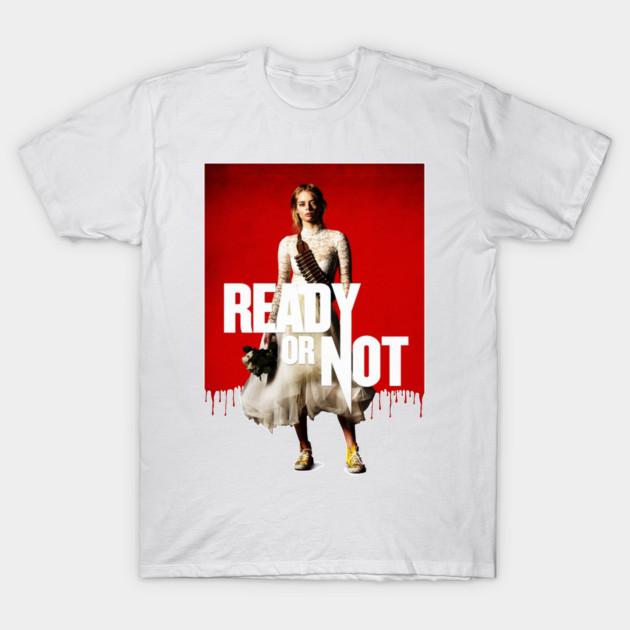Ready or Not Grace graphic Unisexs TShirt Unisex ONeck Cotton Short Sleeve Y2k Oversized Fashion Popular Vintage Horror Tee