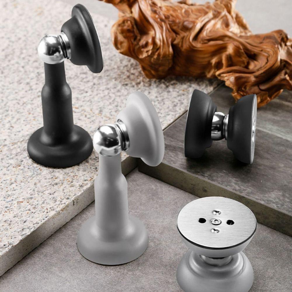 Защитная стенка Магнитный дверной стопор Free-punch Противоударный дверной присоска Защитный самоклеящийся дверной стопор Держатель настенный