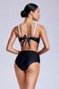 Купальник с уплотнённой чашкой, плавки слип David (87909)