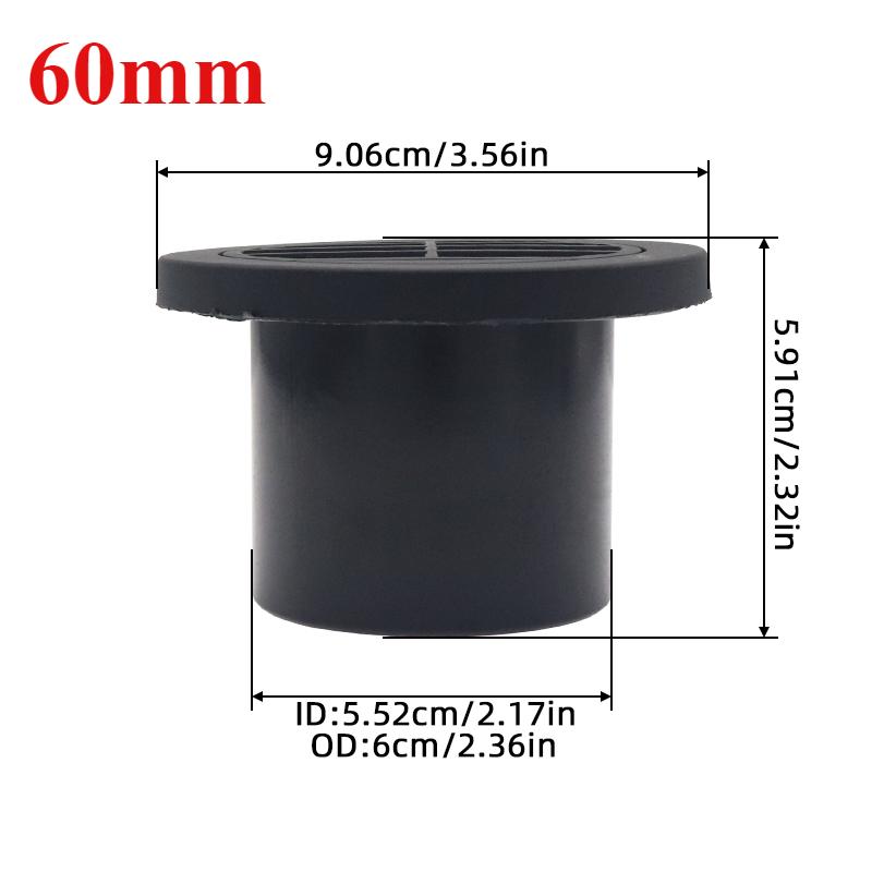 60 мм/70 мм/90 мм вентиляционный канал с круглой головкой, выходной патрубок выхлопного патрубка для дизельного стояночного обогревателя Webasto Eberspaecher