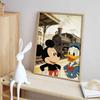 Disney Mickey Mouse and Donald Duck train station diamond painting mosaic art kit 5D handmade diy gift home decoration