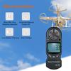 8 In 1 Handheld Digital Anemometer Wind Speed Temperature Humidity Wind Chill Heat Index Dew Point Barometric Pressure
