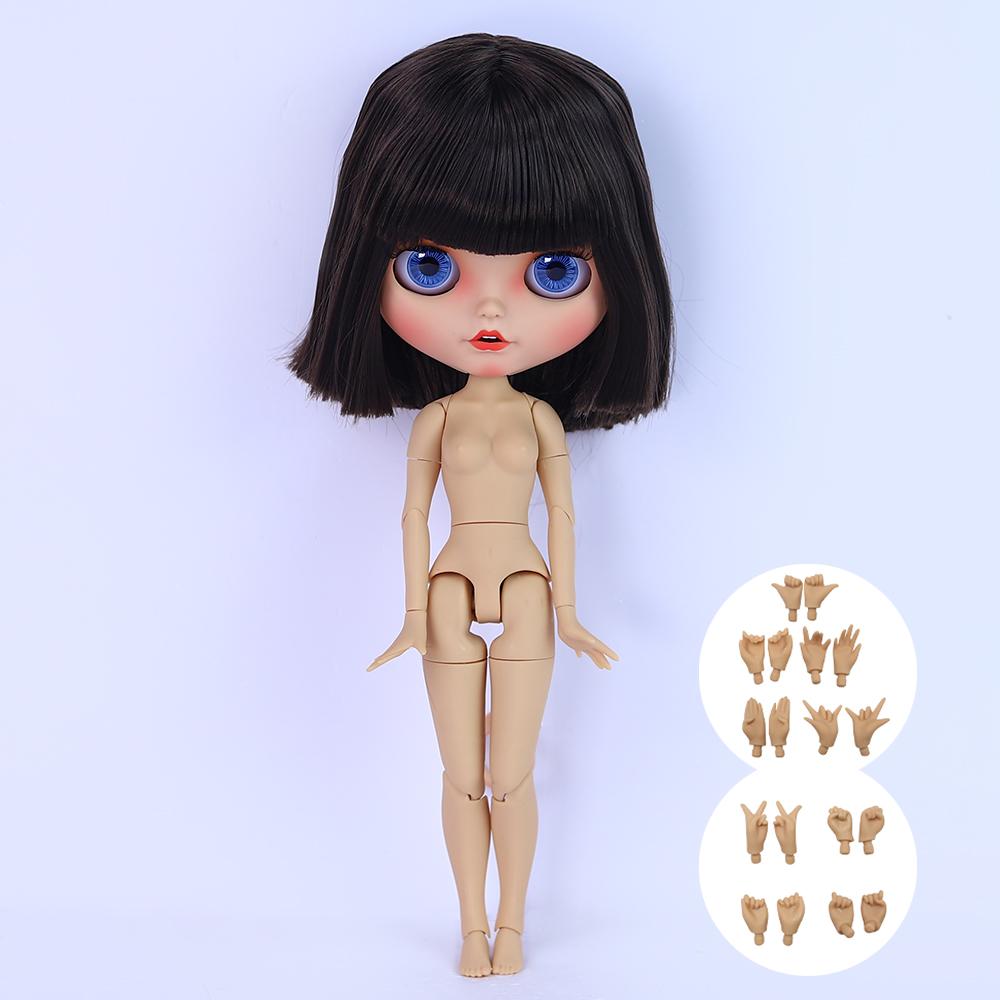 Кукла ICY blyth 1/6, кукла BJD, шарнирное тело, коричневая кожа, матовое лицо, 30 см, игрушка в подарок, аниме для девочек SD