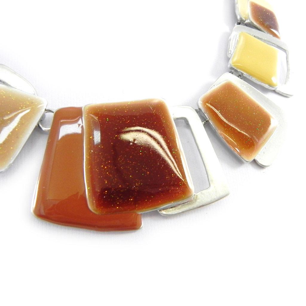 NOA [H2433] - Brown 'Coloring' Designer Necklace