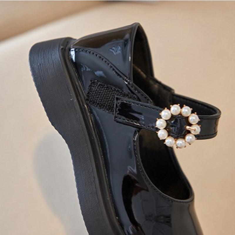 Girl's Princess Leather Shoes Autumn New Girl Single Shoe Anti slip kids Shoe Fashion Girl Shoes Comfort Selling Girl Mary Jane