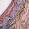 Fashion Necklace Chain Instant Bubble Chiffon Hijab Women Beach Summer Shawl Wrap Solid Muslim Stole Neck Snood 175*70Cm