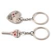 Couple Keychain Zinc Alloy Lovers Heart Shape Keychain Lovers Keychain Pendant Keychain for Couples Lovers Valentine s