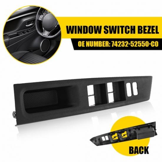 Driver Side 2-Door Window Switch Bezel Cover Panel For Toyota Yaris 2012-2014