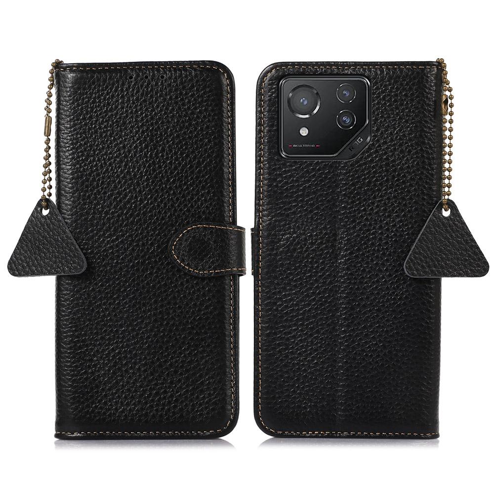 For Asus ROG Phone 8 5G/Phone 8 Pro 5G Litchi Texture Phone Case RFID Blocking Wallet Phone Cover