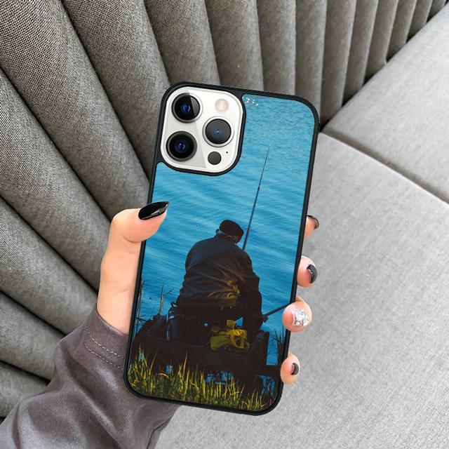 Рыбак Рыбалка Чехол для телефона Для iPhone 17 Air 16 15 14 Plus apple 16 11 12 13 Pro Max coque
