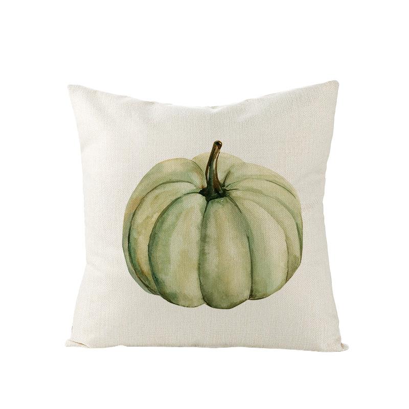 Наволочка на подушку 'Дом' на День благодарения, новая осенняя с тыквами, полиэстер, с принтом, наволочка