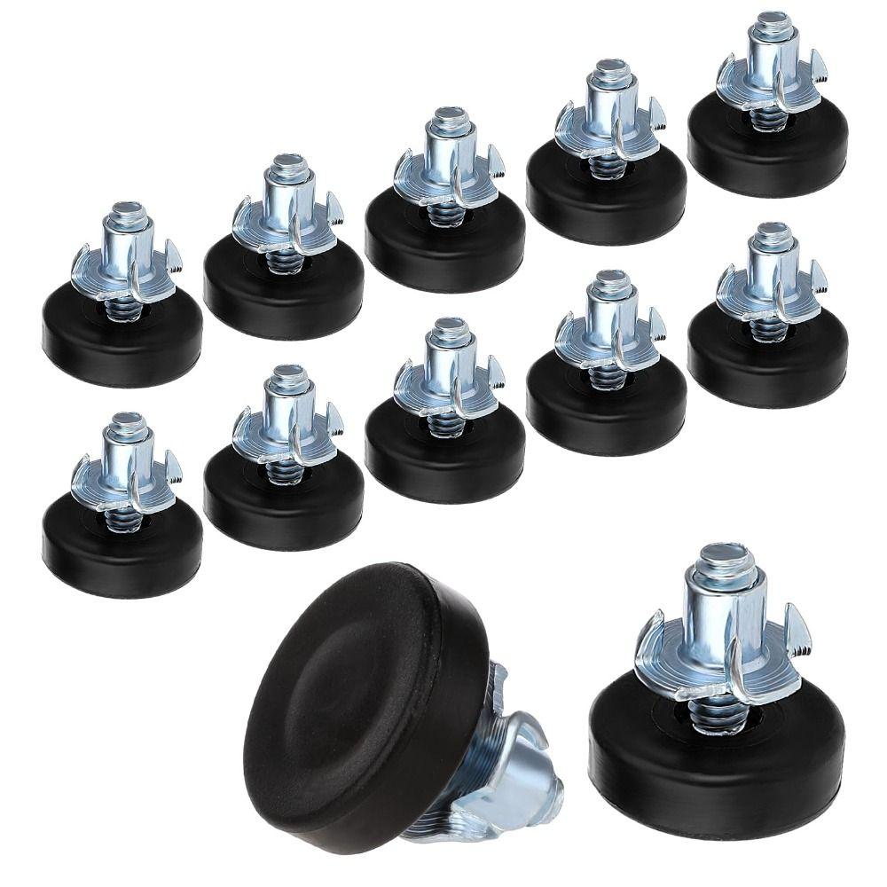12/24Pcs Durable Furniture Leveling Feet Simple Table Chair Leg Levelers Feet  Couch