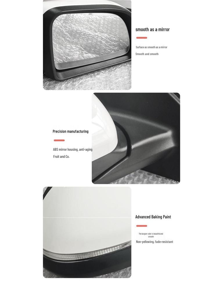 Kia Rio RIO Rearview Mirror Assembly - Includes 2-Year Warranty. Compatible with Other Reverse Mirrors.