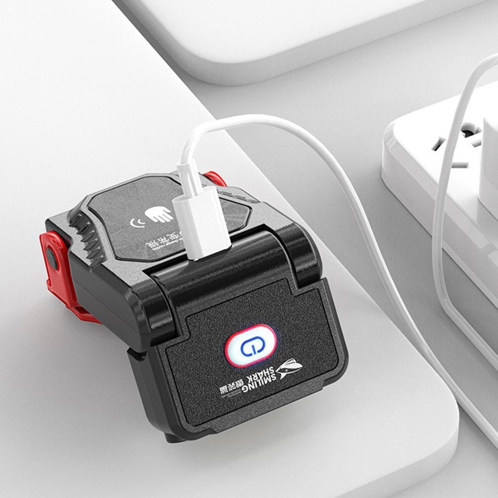 LED Headlamp 1000LM Clip On Cap Hat Exploration Induction