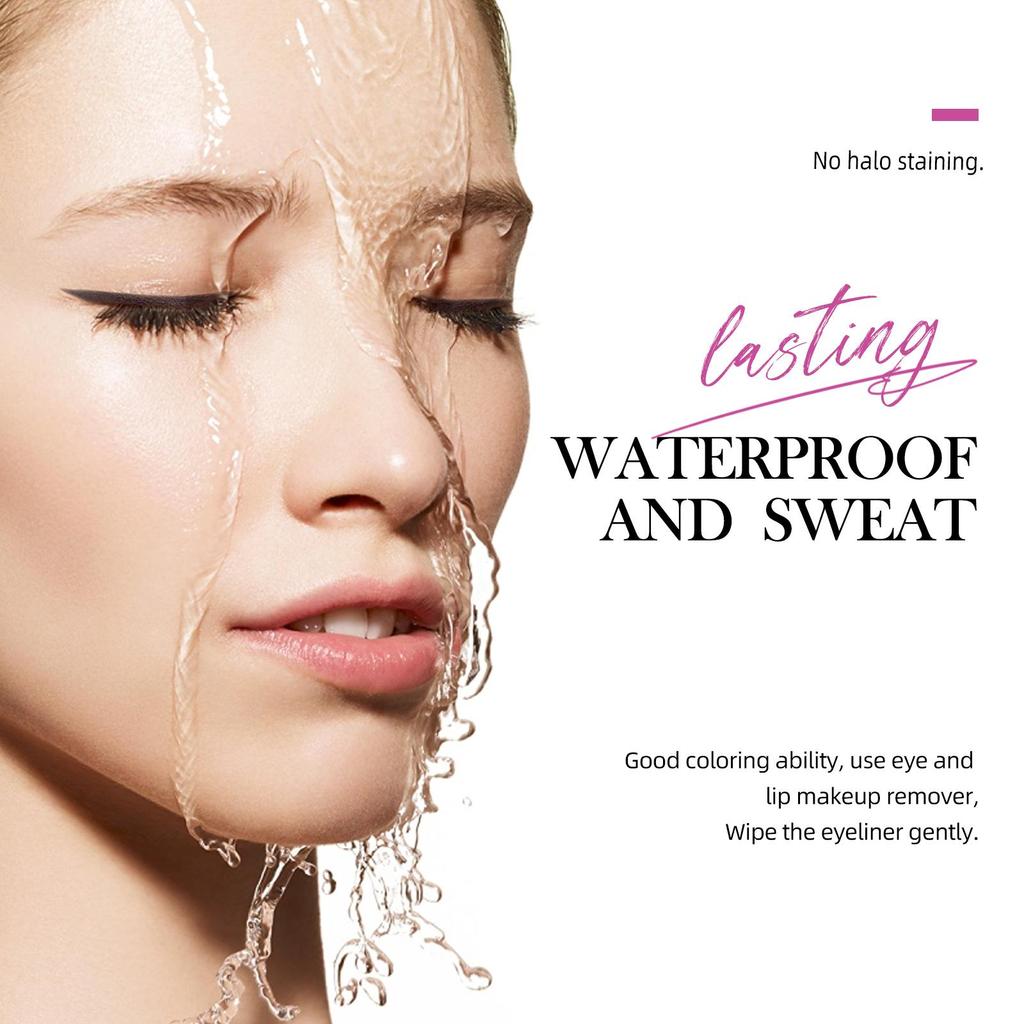 HengFang 4 стиля Двусторонняя подводка для глаз Черная подводка для глаз в форме звезды и луны 2,5 г #52244