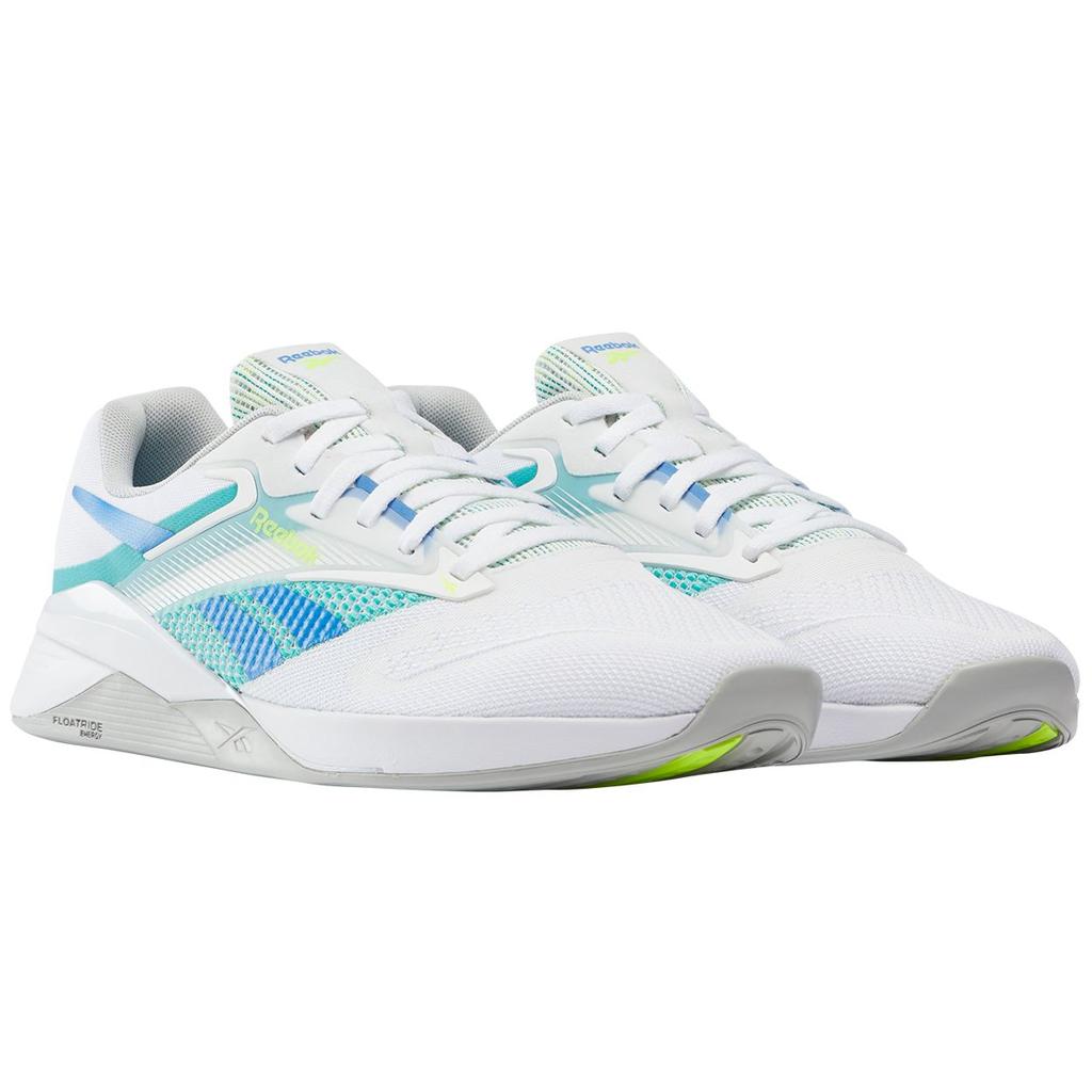 Reebok Nano X4 White Unleashed Green Unisex Sneakers Grey 100204671