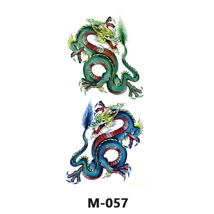 Customize Wolf Dragon Spider Scorpion Animal Temporary Tattoo Designs for Man