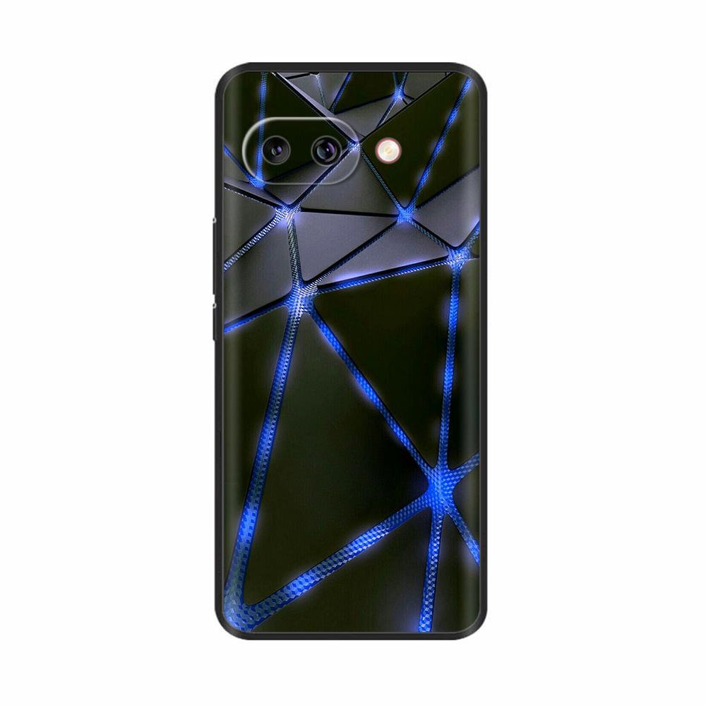 Чехол для Google Pixel 9A Роскошный Мягкий Силикон Узорчатая Покрашенная Задняя Крышка Для Google Pixel 9A GXQ96 GTF7P G3Y12 Чехлы Сумки для Телефона