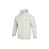 Solid Color Logo Embroidered Hooded Jacket Men Jackets Clear-Brown-Gray HY5836