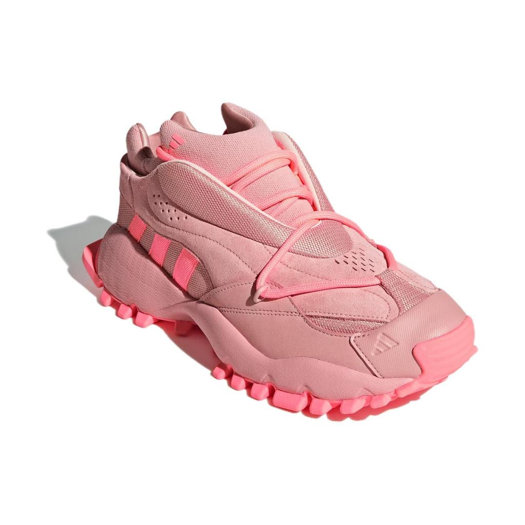 Adidas Seeulater Spw Leather Comfortable Versatile Shock Absorbing Durable Low Top Casual Shoes Unisex Casual Shoes Pink IH2686
