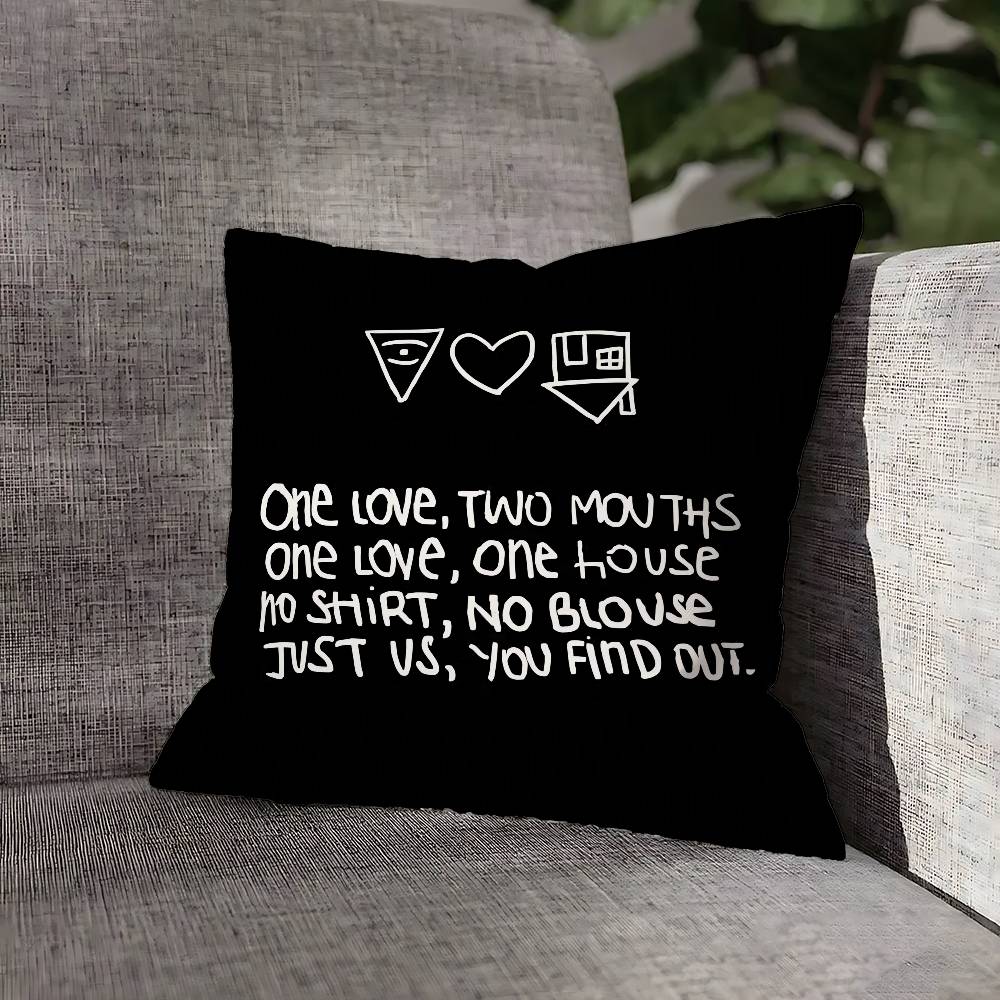Чехол на подушку N-Neighbourhood I Love You для 45x45см 40x40см 55x55см 50x50см 30x30см Квадратный чехол на автомобильную подушку