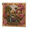 Shiny Rhinestone Accessories American Destination Faux Pearl Art Kit, Scenic Landscape Painting Exquisite Artistic Visual Effect DIY 3D Bead Craft Kit