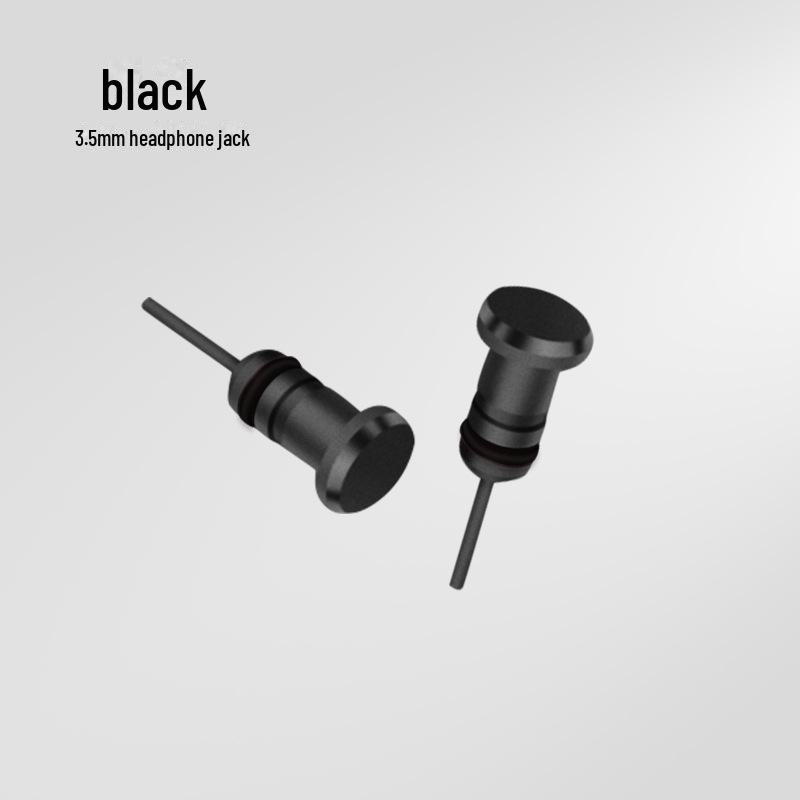 Универсальная металлическая пылезащитная заглушка USB Type-C для Huawei — защищает порт зарядки и разъем для наушников