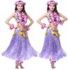 1 Set Hula Skirt High Elastic Eye-catching Plastic Fiber Hawaiian Hula Grass Skirt Set for Summer