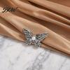Butterfly Lapel Pin Faux Pearl Rhinestone Brooch, Women Girls Alloy Electroplated Pin, Sweater Cardigan Coat Clothing Accessories, Jewelry Gift Strong