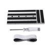 Big Size Guitar Effects Pedal Board Sturdy PE Plastic Guitar Pedalboard Case with Sticking Tape