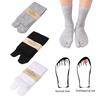 Unisex Flip Flop Sandal Sock Polyester Toe Separation Socks Elastic Split Toe Socks Washable Hallux Valgus Appliance Accessories