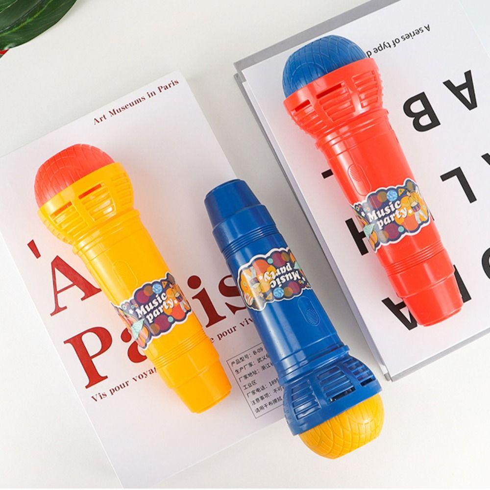 Simulated Microphone Mic Voice Changer Toy ABS Microphone Toy Echo Microphone  Early Education