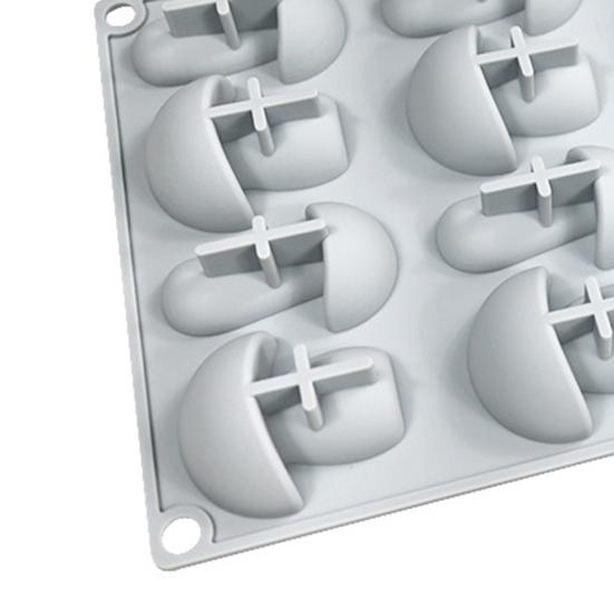 Форма для торта в форме гриба, форма для выпечки, 16 сеток, антипригарная силиконовая форма, инструмент для украшения выпечки для домашней кухни