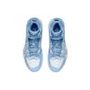 New LiNing Liren 2 Cushioned Slip Resistant Rebound Mid Top Basketball Shoes Snow Blue ABAR087-3