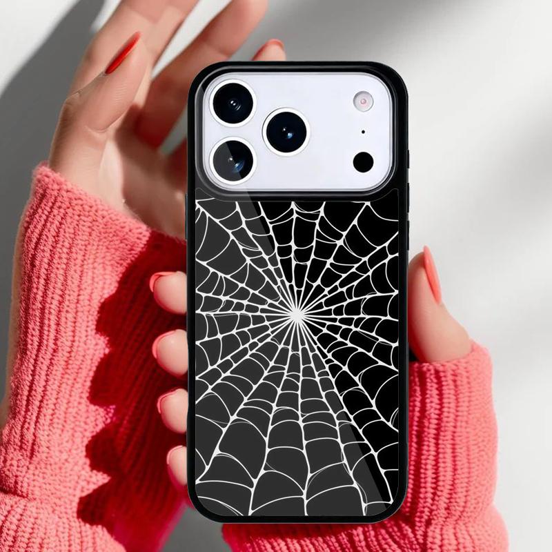 Чехол для телефона 'Паук Паутина' для iPhone 17 Air 16e 15 14 13 Pro Max Задняя крышка для 12 11 Pro Coque
