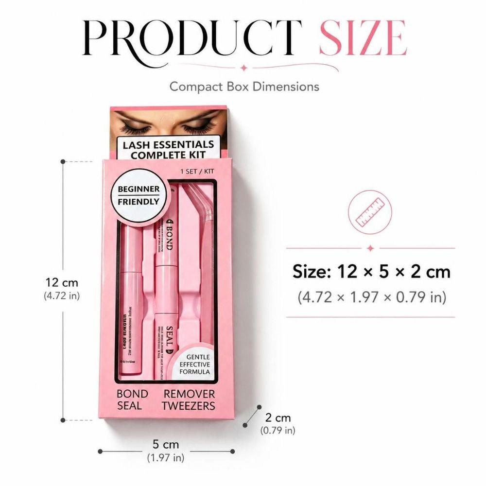 Waterproof Lash Extension Kit Gentle Lash Glue Remover Set Eyelash Bond Seal Kit Lash Application