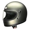 Мотошлем LEAD RX-100R II, полнолицевой, матовый темно-серебристый, один размер подходит большинству (57-60см), Съемная сетчатая подкладка, Пряжка с фиксатором в одно касание, Совместим с