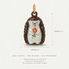 1Pcs Color Preserved Stainless Steel Diy Jewelry Necklace Bracelet Accessories Cartoon Owl Squirrel Hedgehog Charms Pendant