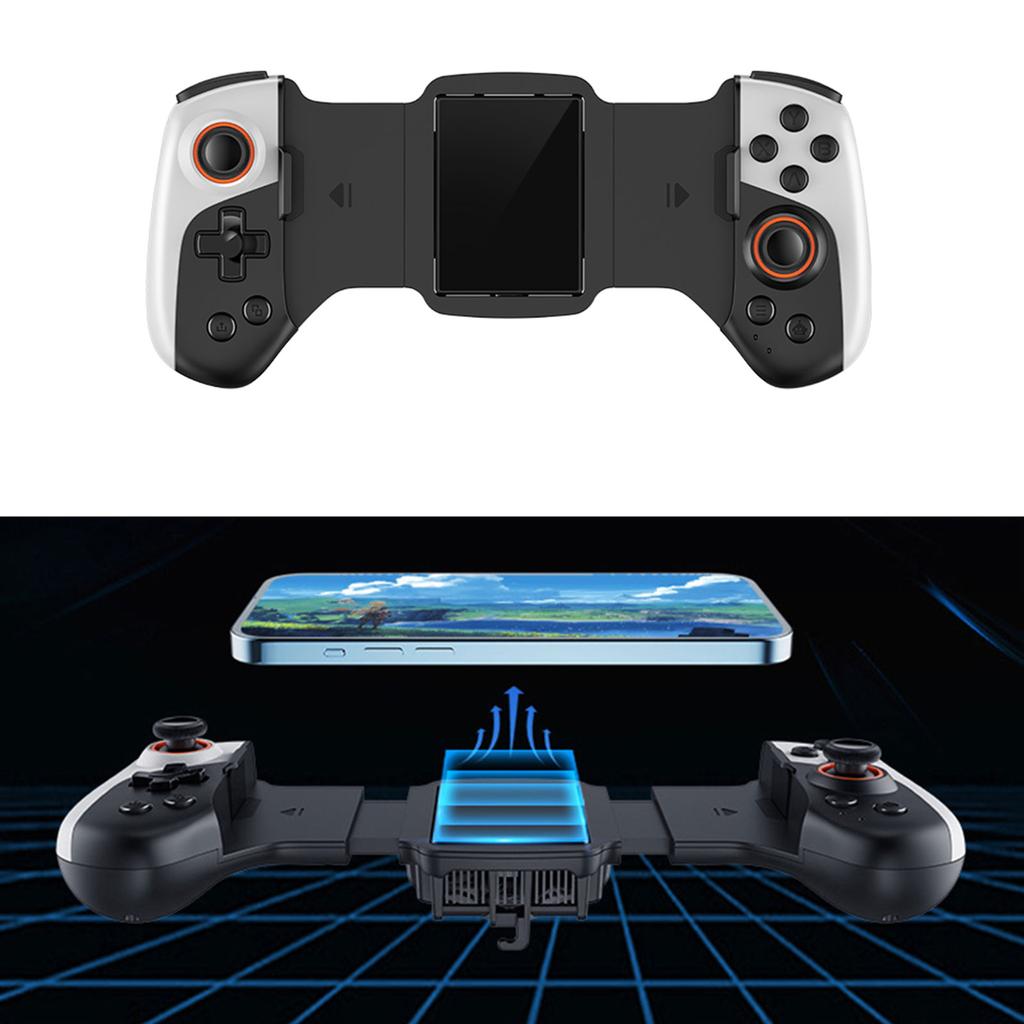 JK02 Беспроводной Bluetooth-совместимый геймпад для телефона ПК Охлаждающие телескопические игровые контроллеры Джойстики с 2 Холлами
