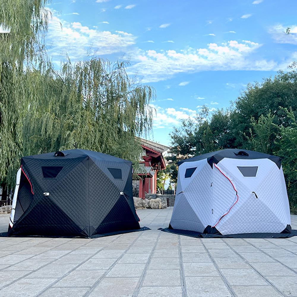 Палатка для зимней рыбалки на открытом воздухе, изолированная, утолщенная, быстрая установка, палатка для зимней рыбалки на 5-8 человек