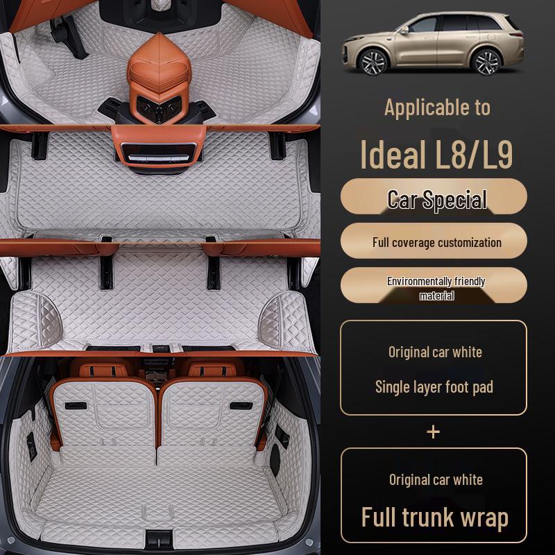 Коврик в багажник Li Auto L8/L9, Полное покрытие для третьего ряда