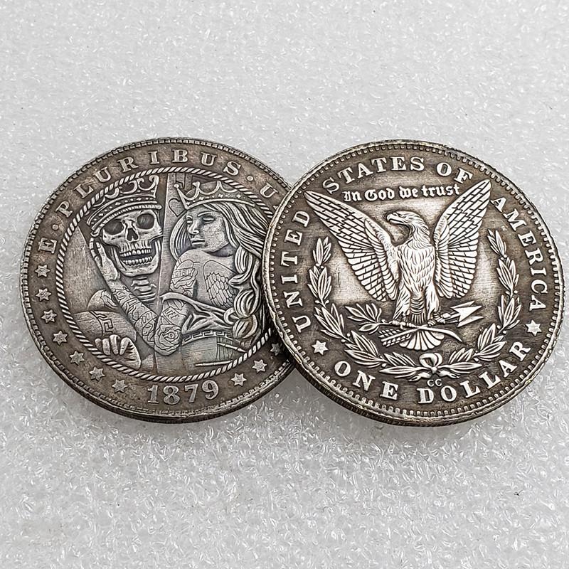 1879 HOBO США Соединенные Штаты Америки Памятные коллекционные сувениры Серебряные монеты