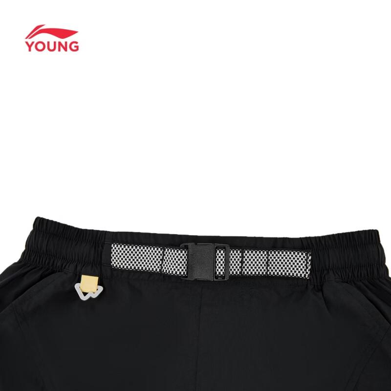 LI-NING Boys' Loose Fit Cargo Sport Shorts