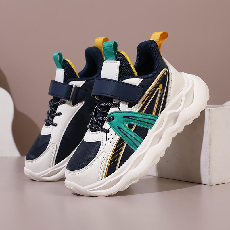 Детская модная дышащая повседневная обувь, детская спортивная обувь для бега, трендовые удобные спортивные кроссовки для студентов и девочек