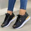 Мода Новые женские сетчатые кроссовки кожаные из полиуретана на шнуровке плоская подошва женская легкая обувь классические универсальные Zapatillas De Mujer