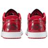 Кроссовки Air Jordan 1 Low Patent Varsity Red Black Унисекс Белый HV4089-006