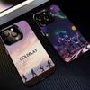 Чехол для телефона с разноцветной полосой C-Coldplay CC для iPhone 17,16,15,14,13,12,11 Plus,Pro Max,XS,Цветная посеребренная внутренняя крышка