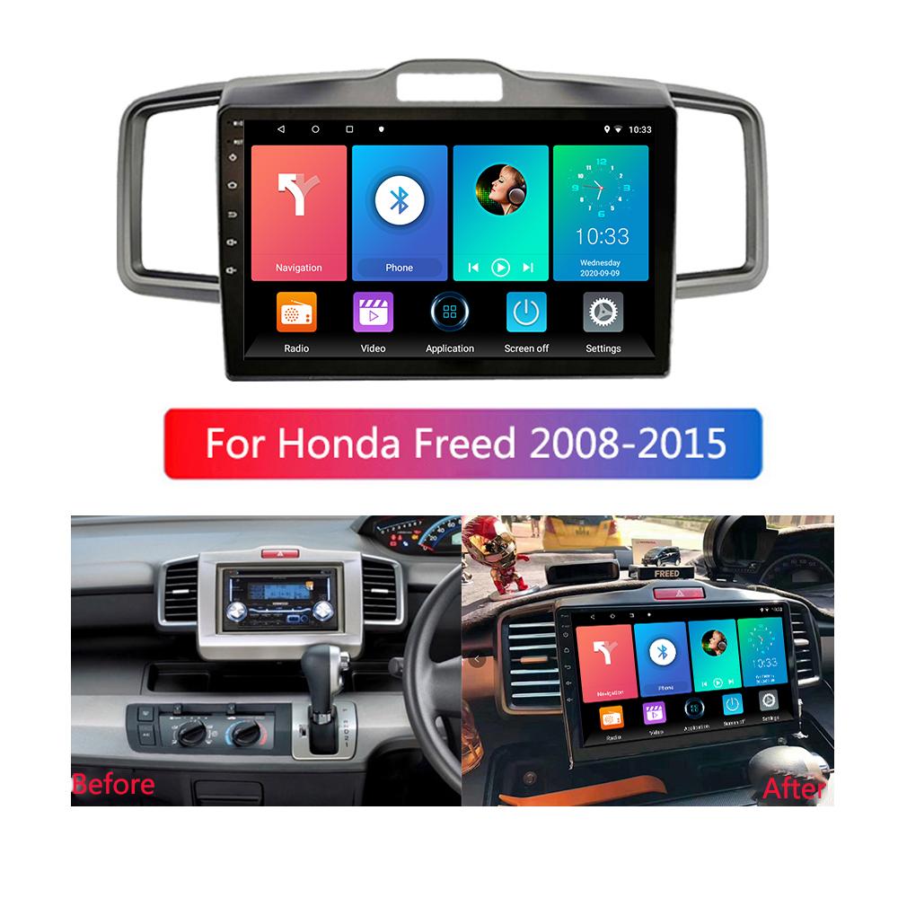 Автомобильное радио на базе Android Carplay для Honda Freed Spike 2008-2016, автомобильный мультимедийный видеоплеер, GPS-навигация, WIFI, 2 + 32 ГБ
