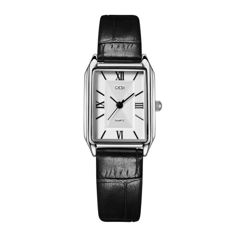 Маленький квадратный ремешок для часов Simple Ins Casual Compact Student Watch Водонепроницаемые женские кварцевые часы